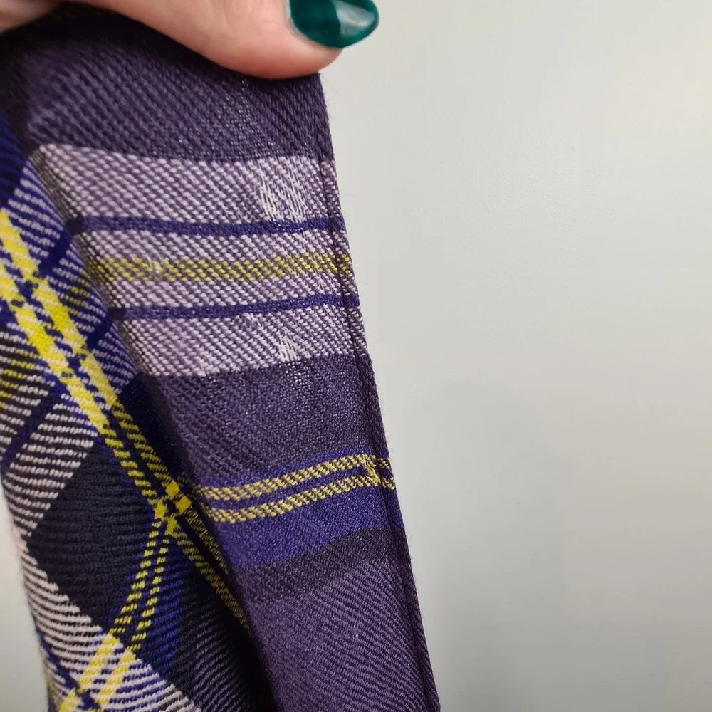 Lululemon Pranayama Scarf 100% Merino Wool‎ Nightfall Black Grape Pigment READ
